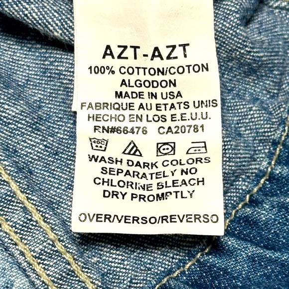 Vintage Tommy Jeans Women's Blue Optic Wash Denim Trucker Jacket - Picture 8 of 10